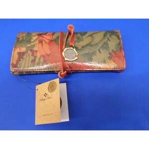 Patricia Nash TROPICAL DREAMS Gioielli Leather Jewlery Roll Up Travel Organizer
